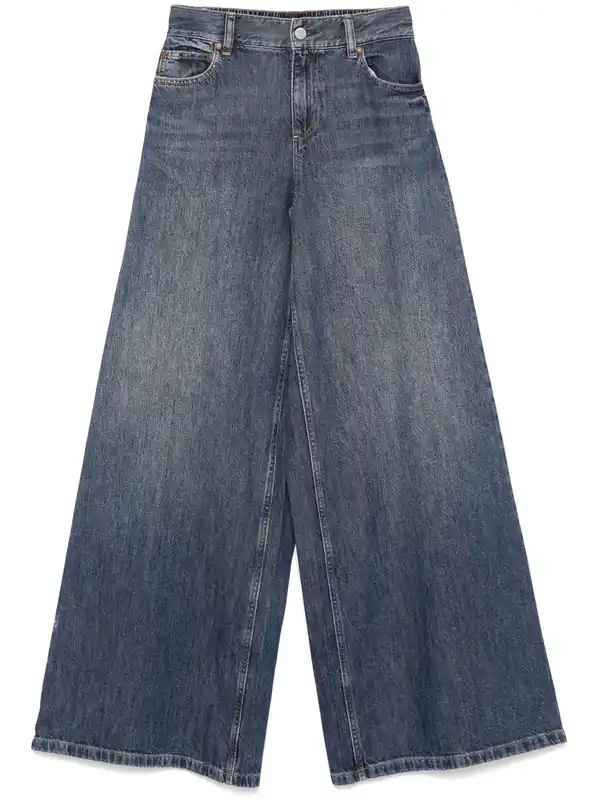 Branson Denim Cotton Jeans - Alice + Olivia