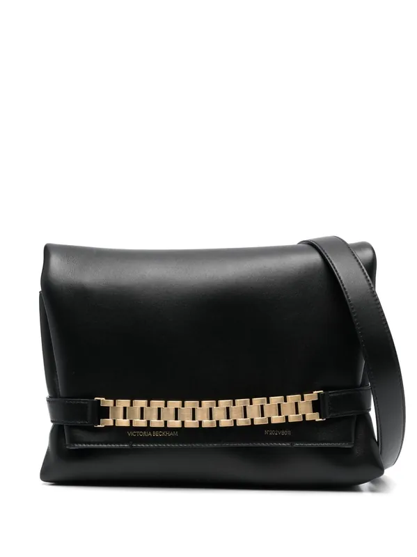 Chain Leather Clutch - Victoria Beckham