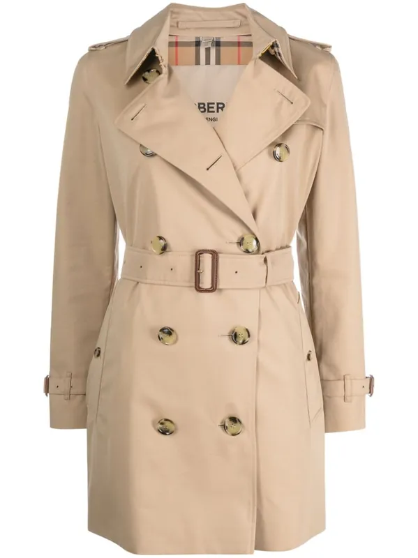 Kensington Cotton Trench Coat - Burberry