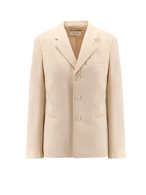 Single-Breasted Wool And Viscose Blazer
