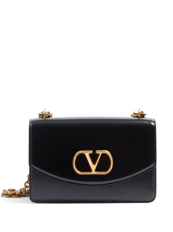 Vain Leather Shoulder Bag - Valentino Garavani