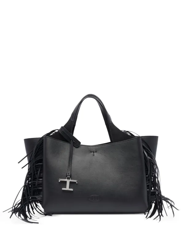 T Timeless Mini Leather Tote Bag - Tod's