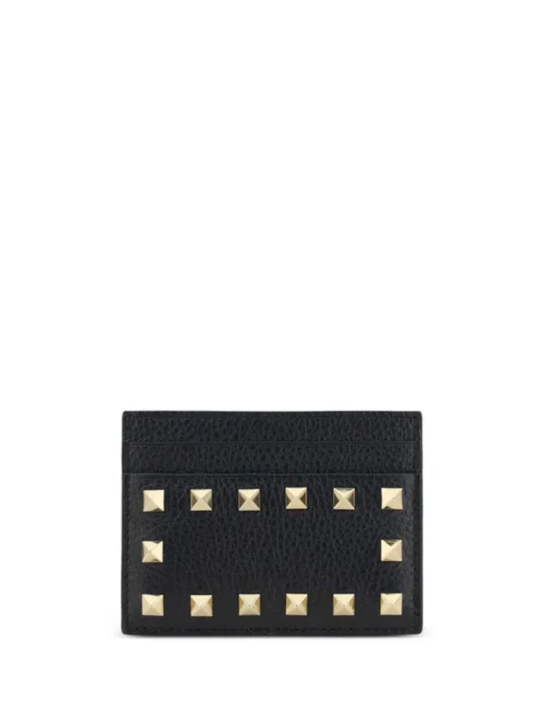 Rockstud Leather Card Case - Valentino Garavani