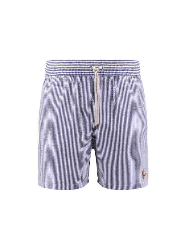 Swim Trunks With Logo Embroidery - Polo Ralph Lauren