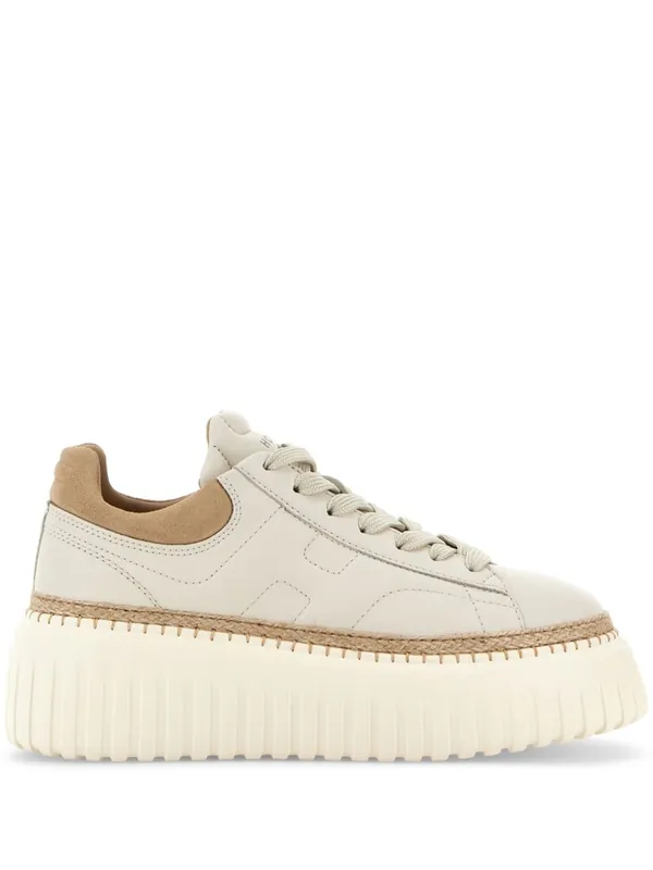 H-Stripes Leather Sneakers