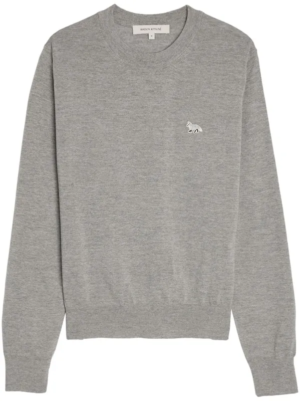 Baby Fox Wool Jumper - Maison Kitsuné