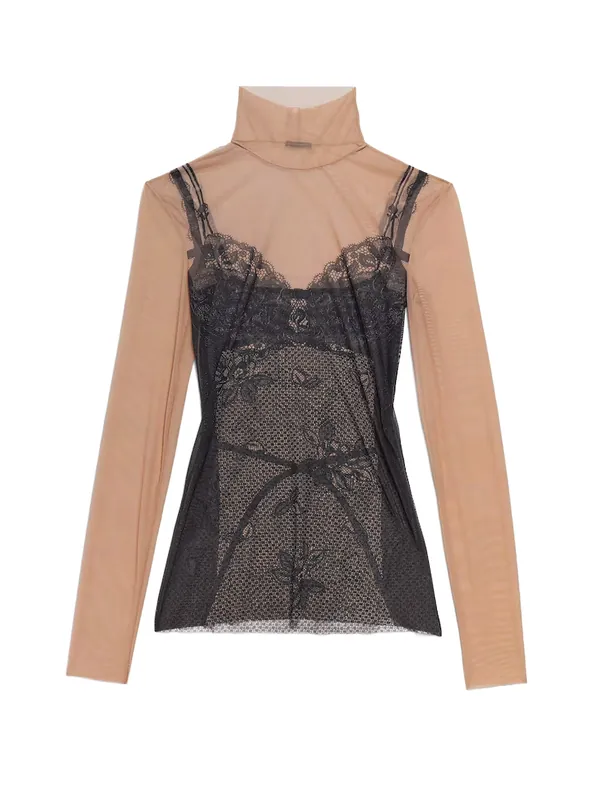 Trompe L'Oeil Lingerie Top - Balenciaga