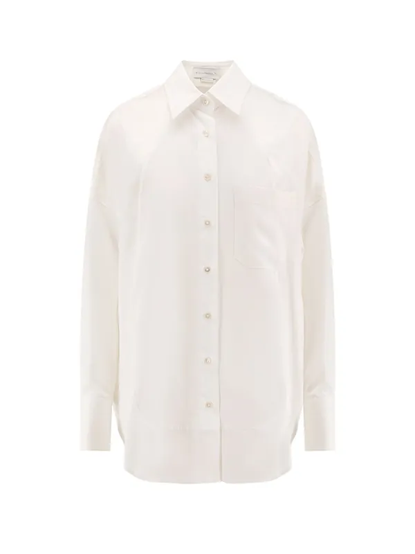 Oversize Satin Shirt - Stella McCartney