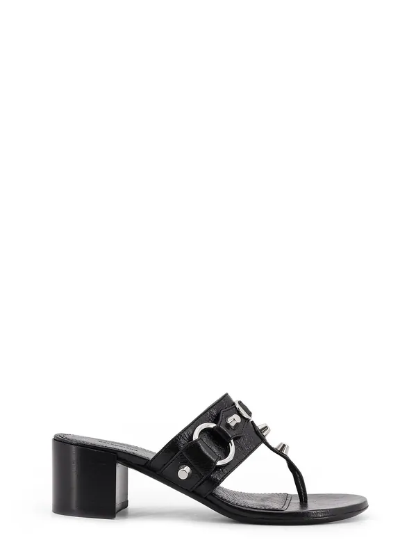 City Tong Leather Heeled Sandals - Balenciaga