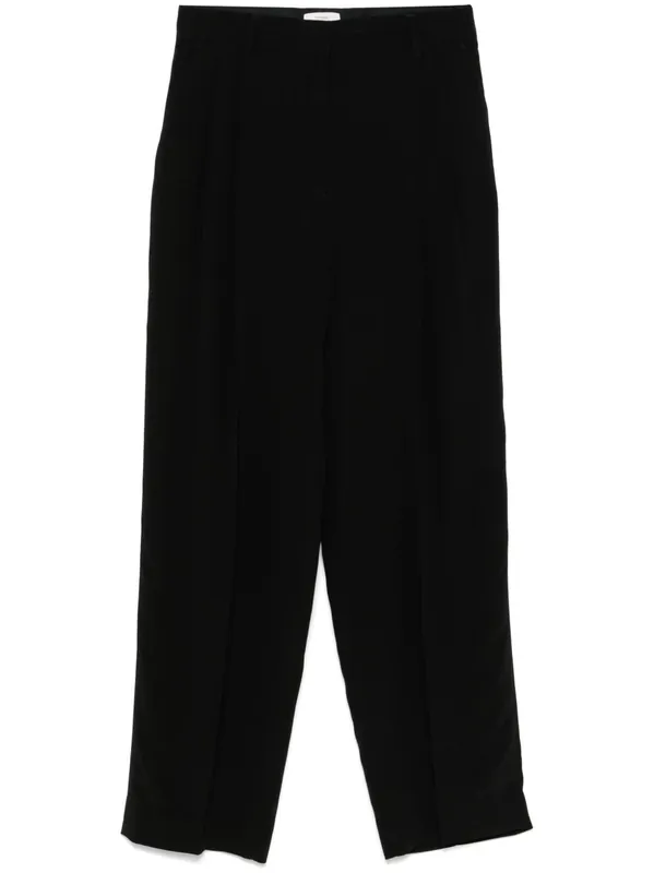 Pleat Detail Straight Leg Trousers - Toteme
