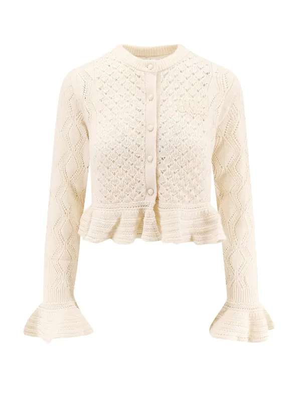 Cardigan With Rouches - Chloé