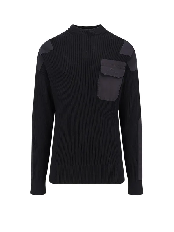 Military Cotton Sweater - Balenciaga