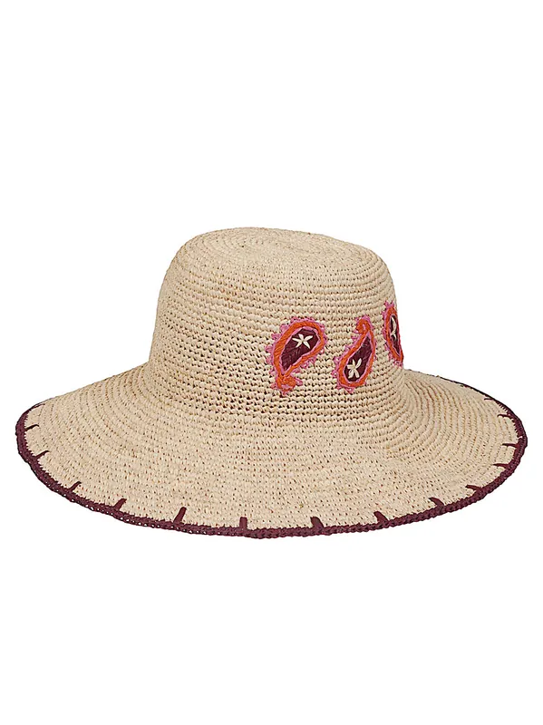 Paisley Straw Hat - Paul Smith