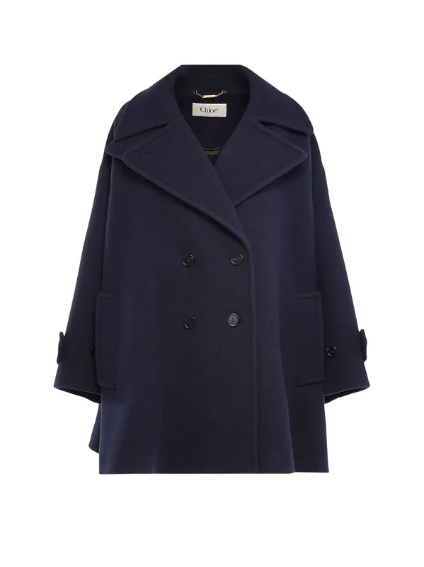 Virgin Wool Blend Coat - Chloé