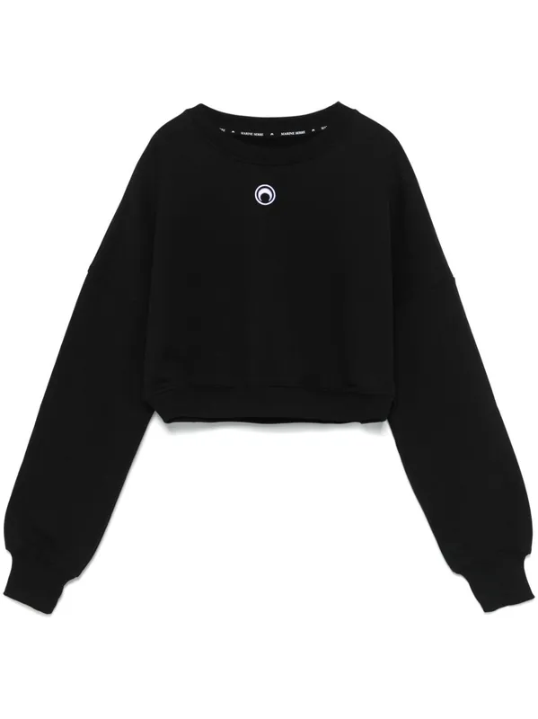 Moon Cropped Sweatshirt - Marine Serre