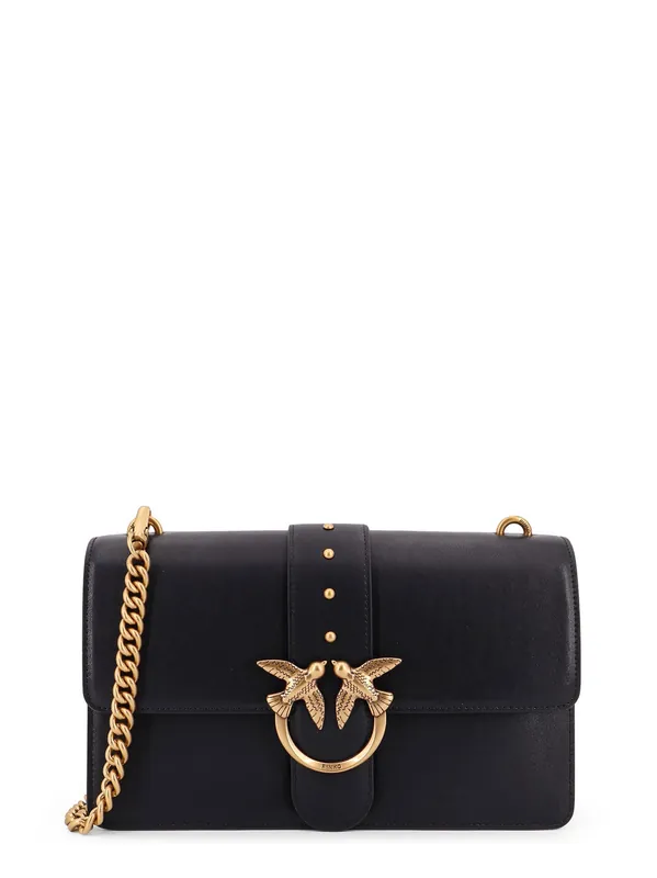 Love One Leather Shoulder Bag - Pinko