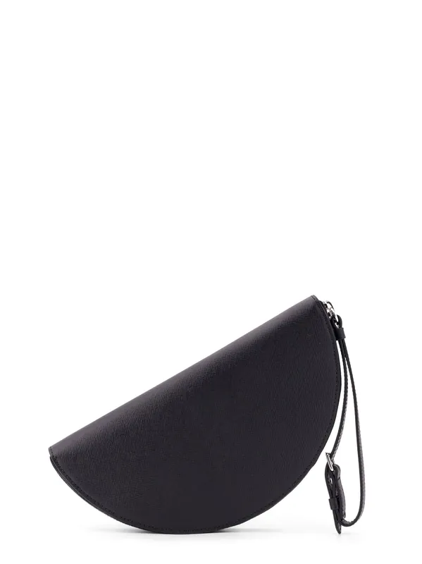 Leather Pochette With Iconic Four Stitched Detail - Maison Margiela