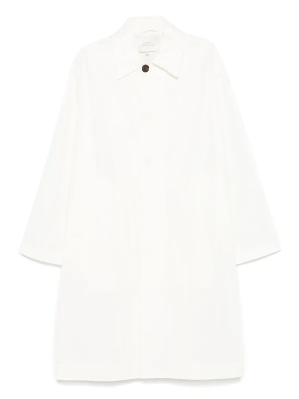 Nylon And Cotton Blend Coat - Studio Nicholson