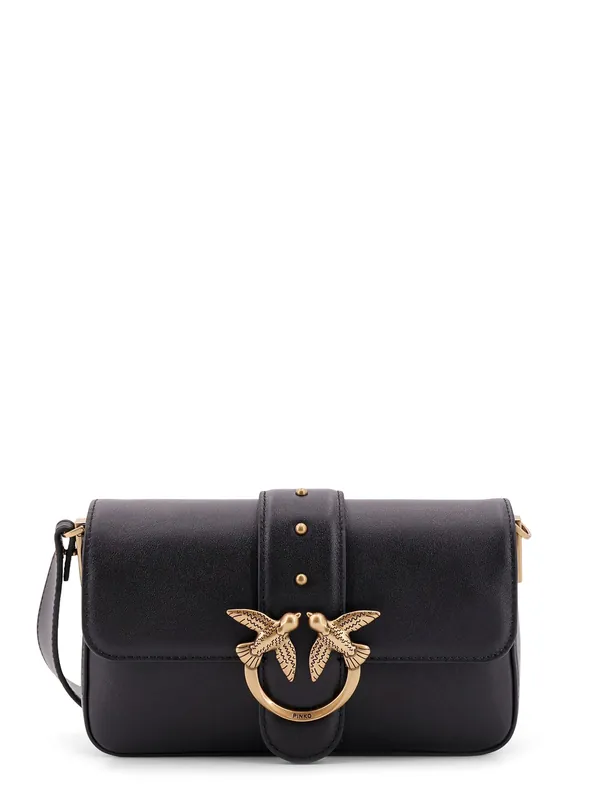 Mini Love Bag Leather Crossbody Bag - Pinko