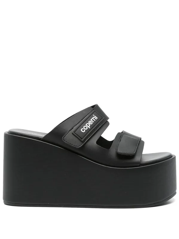 Wedge Double-Strap Sandals