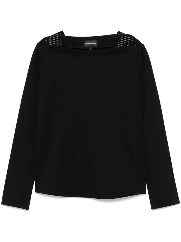 Boat Neck Sweater - Emporio Armani