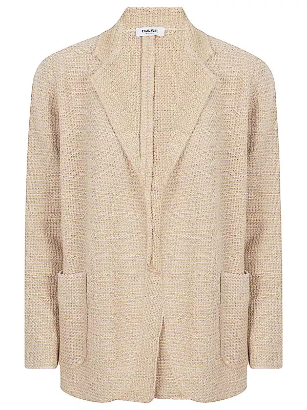Cotton Blend Blazer Jacket - Base