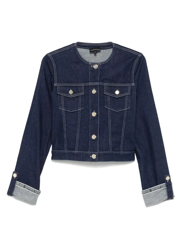 Denim Cotton Jacket - Emporio Armani