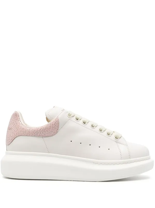 Oversize Leather Sneakers - Alexander McQueen