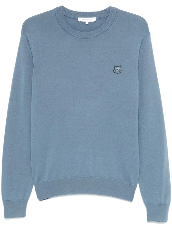 Bold Fox Head Wool Jumper - Maison Kitsuné