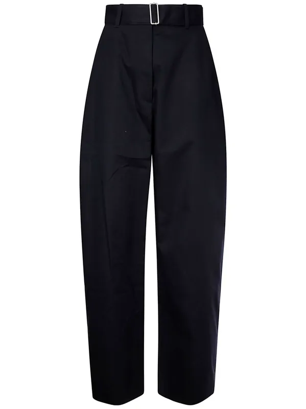Round Leg Cotton Trousers - Studio Nicholson