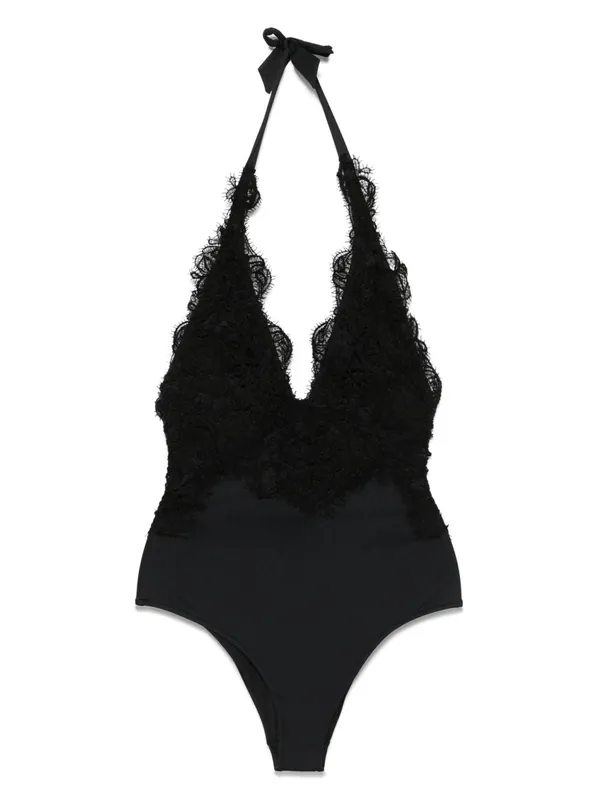 Lace Detail Swimsuit - Ermanno Scervino