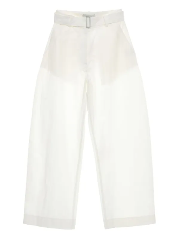 Round Leg Cotton Trousers - Studio Nicholson