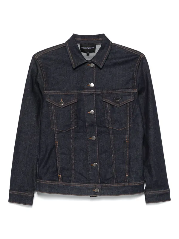 Denim Cotton Jacket - Emporio Armani
