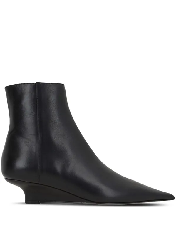 Leather Heel Boots - Toteme