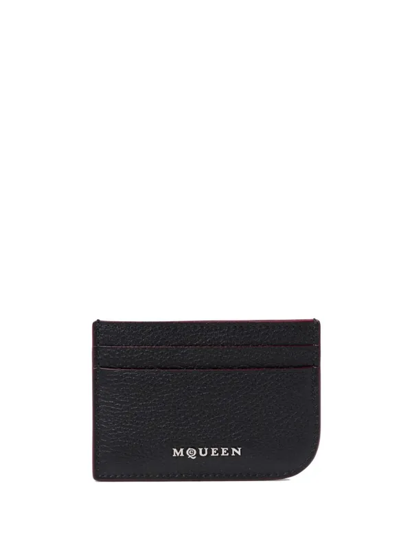 Sling Leather Card Case - Alexander McQueen