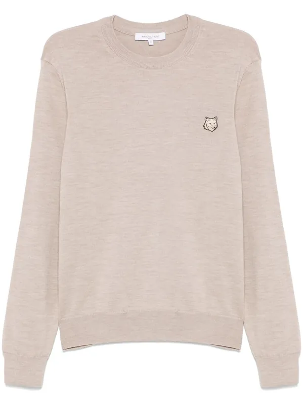 Bold Fox Head Wool Jumper - Maison Kitsuné