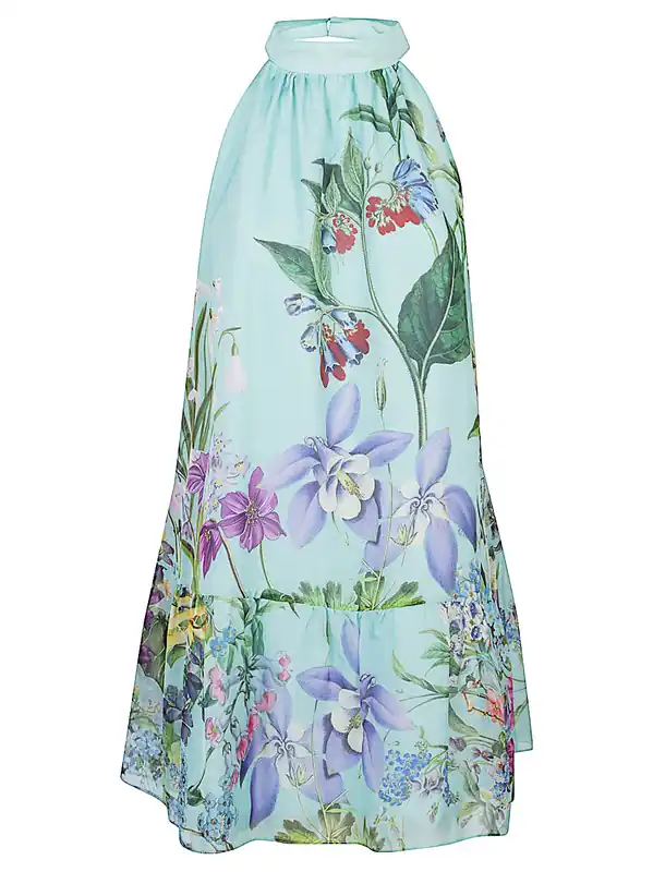 Bonnie Printed Silk Dress - St. Piece Of London