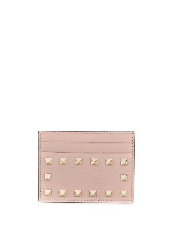 Rockstud Leather Card Case - Valentino Garavani
