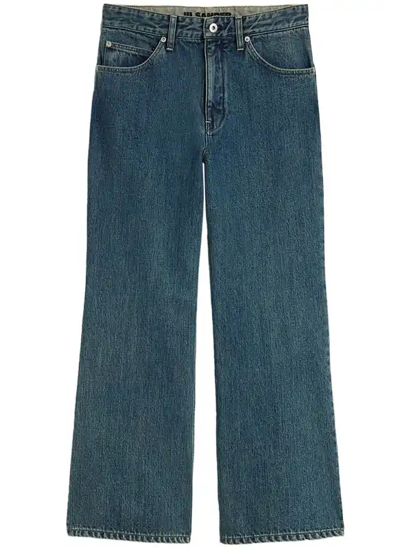 Denim Wide-Leg Jeans