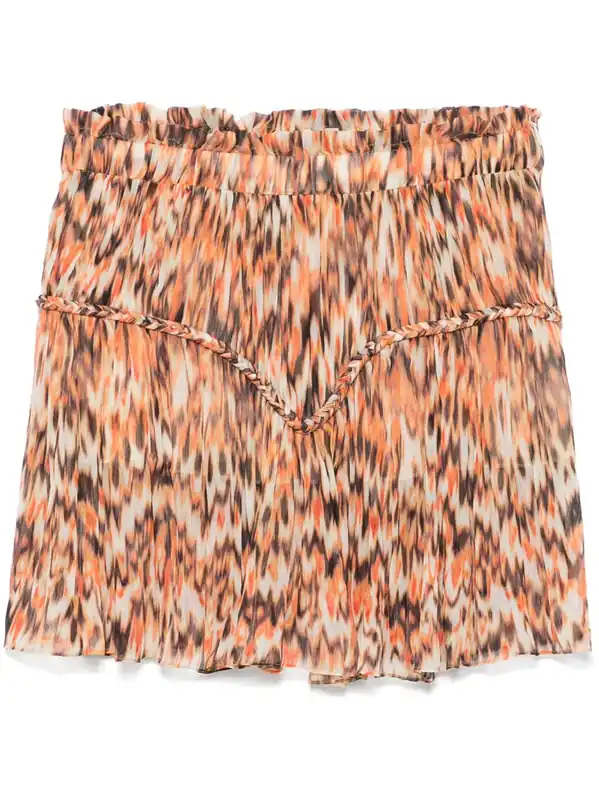Roumi Printed Cotton Skirt - Isabel Marant