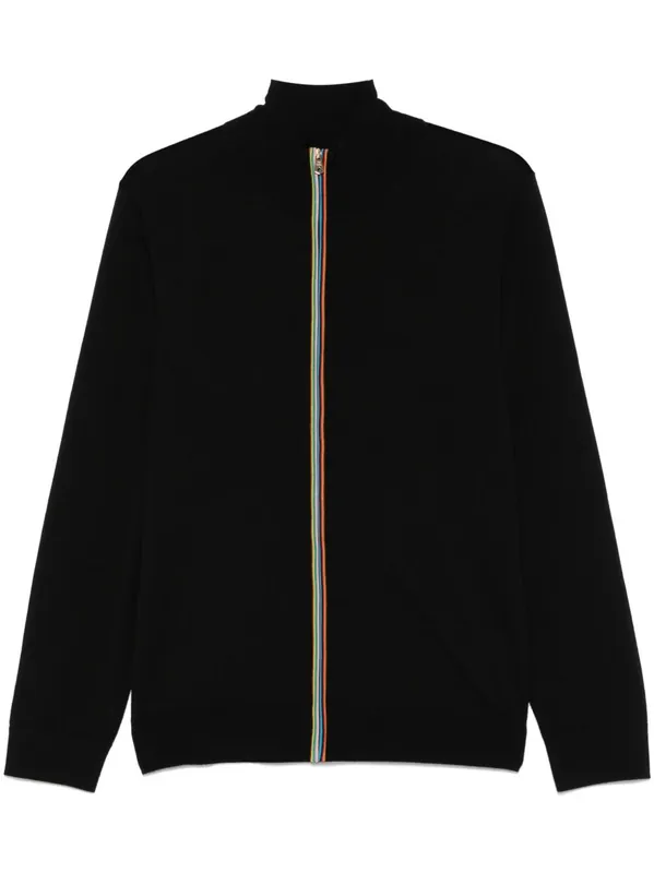 Wool Zipped Cardigan - Paul Smith