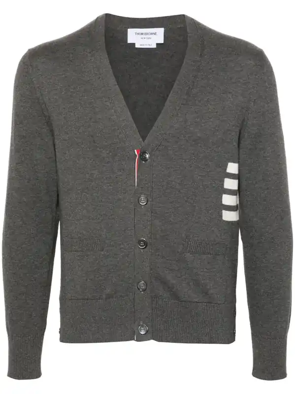 4bar Cotton Cardigan - Thom Browne