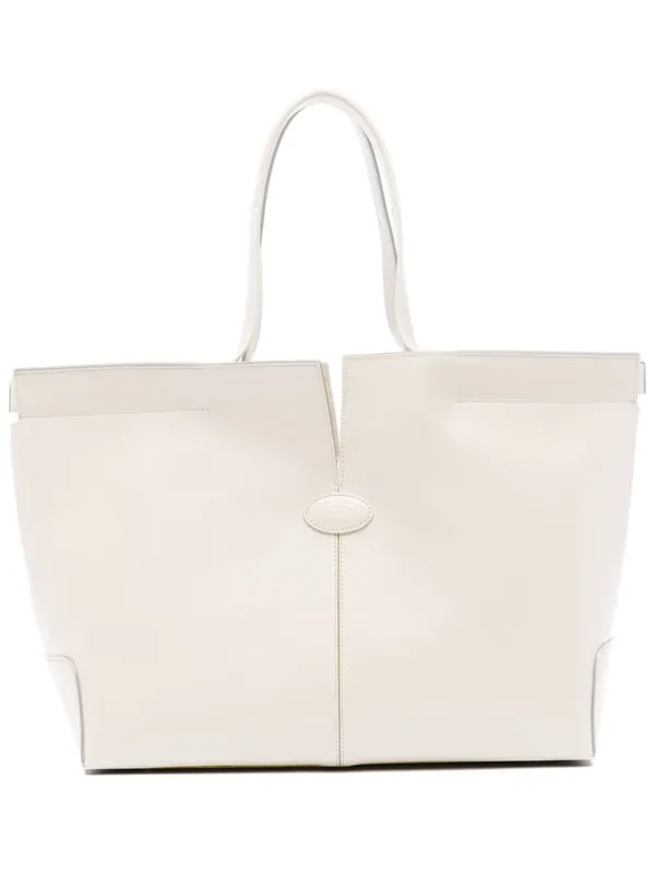Di Bag Folio Small Leather Tote Bag - Tod's