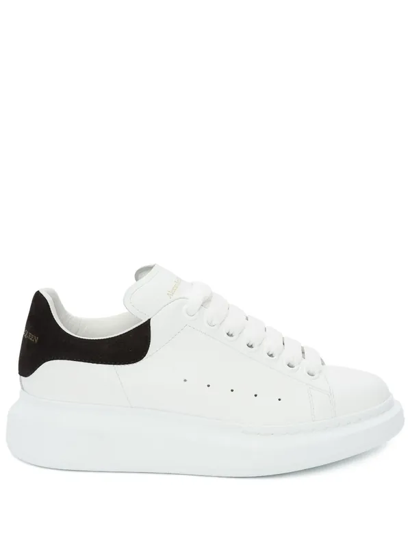 Oversize Leather Sneakers - Alexander McQueen