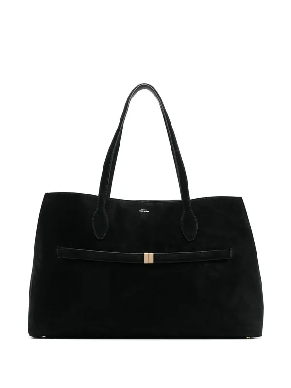 Lounge Suede Leather Tote Bag - Toteme