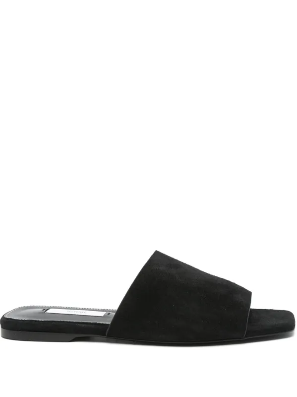 Velvet Flat Sandals - Toteme