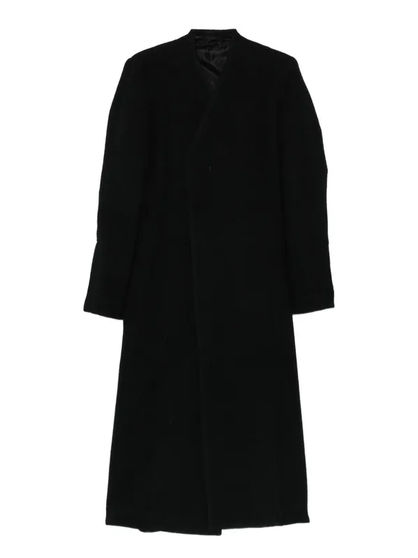 Wool Double-Breasted Coat