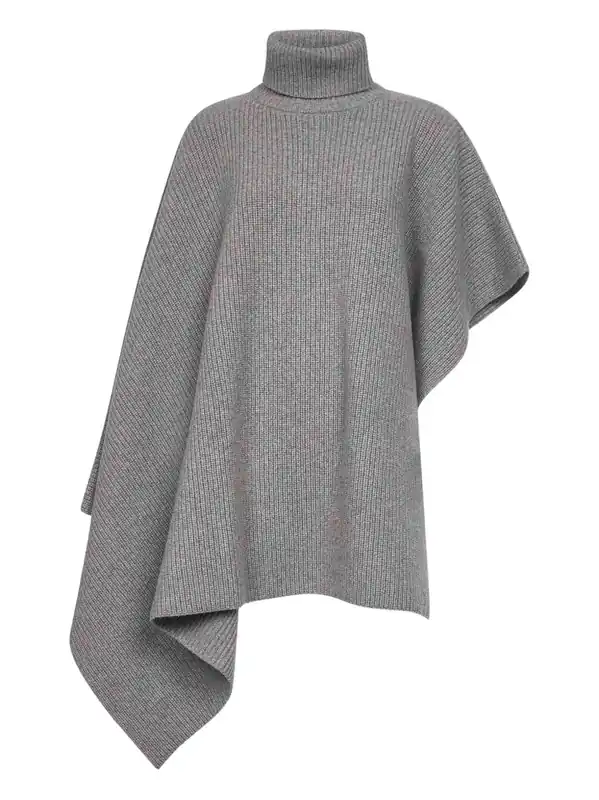 Wool And Cashmere Blend Poncho - Stella McCartney
