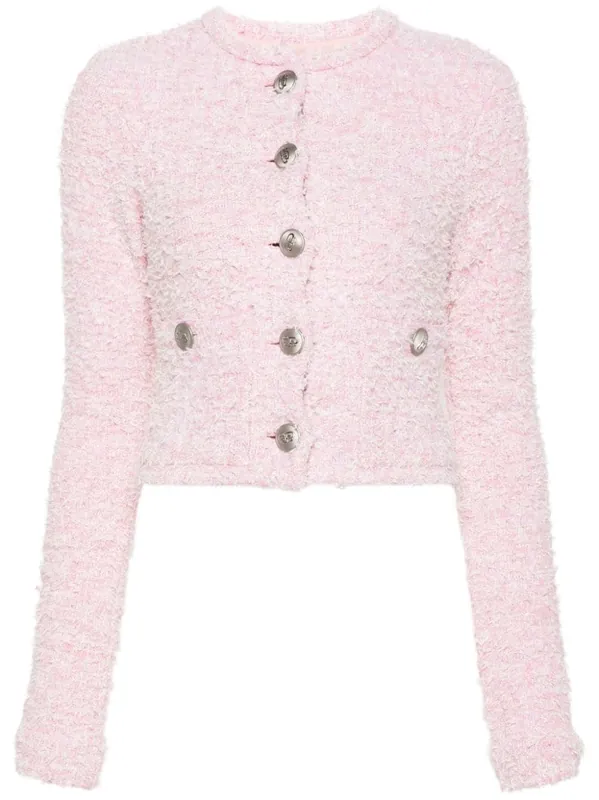 Bouclé Cropped Jacket - Balenciaga