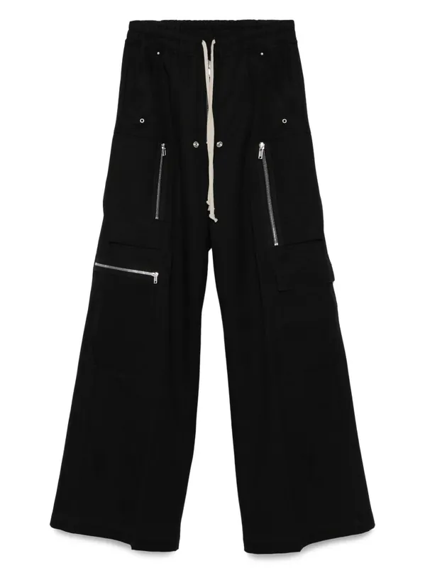 Wool Cargo Trousers - Rick Owens